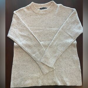 Something Navy Flecked Crewneck Sweater